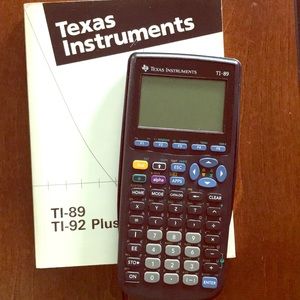Texas TI-89 Calculator with manual